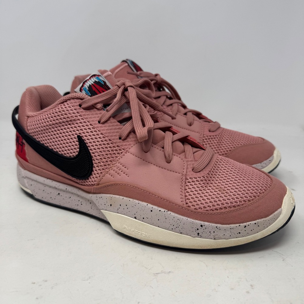 Nike Ja‎ 1 Red Stardust Basketball Shoes Pink FV1286-600 Mens 11.5 Bite